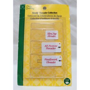 2007 Dritz Quilting Needle Threader Collection With Vinyl Case